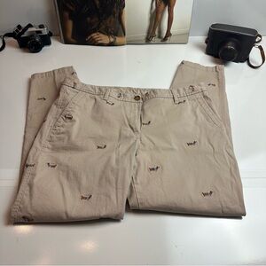 Talbots Embroidered Weekend Chino